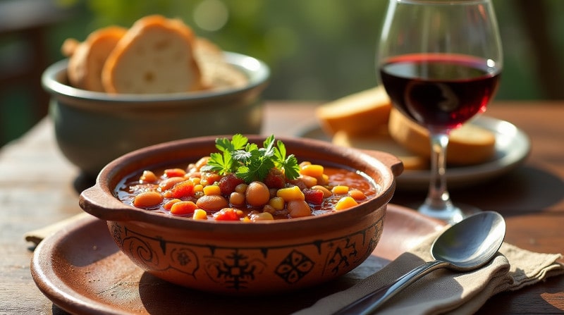 Rezeptidee Wein zum Essen