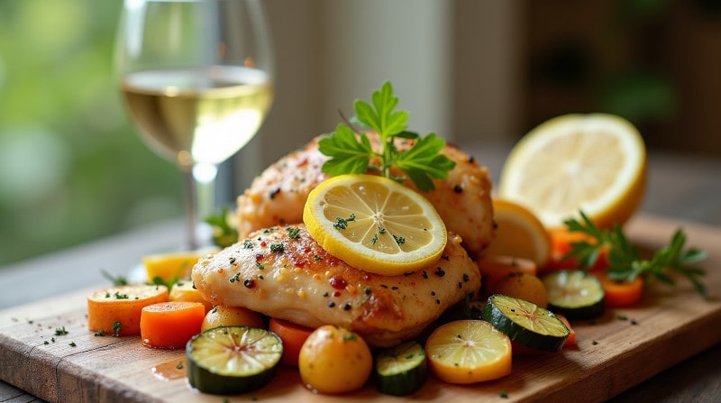 Rezeptidee Wein zum Essen