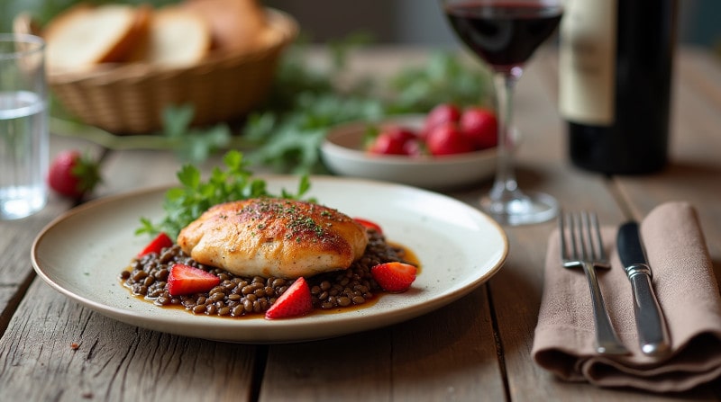 Rezeptidee Wein zum Essen