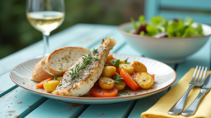 Rezeptidee Wein zum Essen