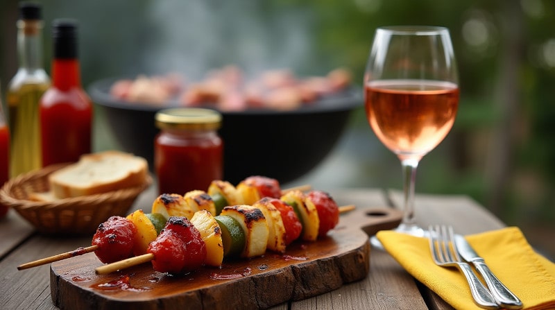 Rezeptidee Wein zum Essen