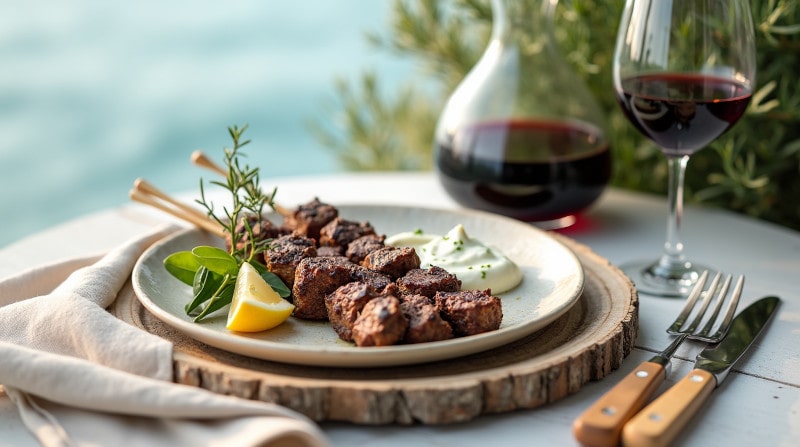 Rezeptidee Wein zum Essen