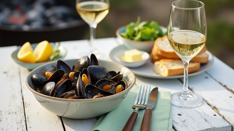Rezeptidee Wein zum Essen