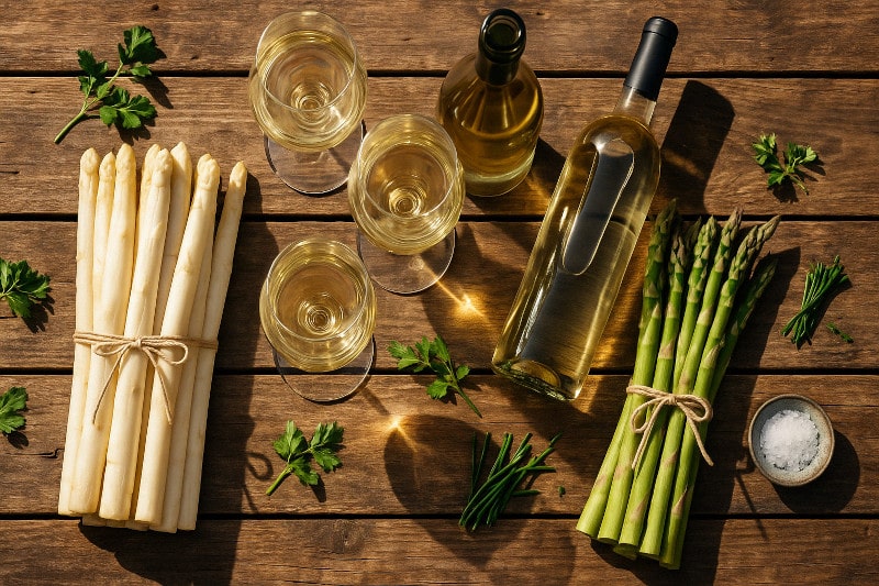 Kategoriebild Spargel und Wein