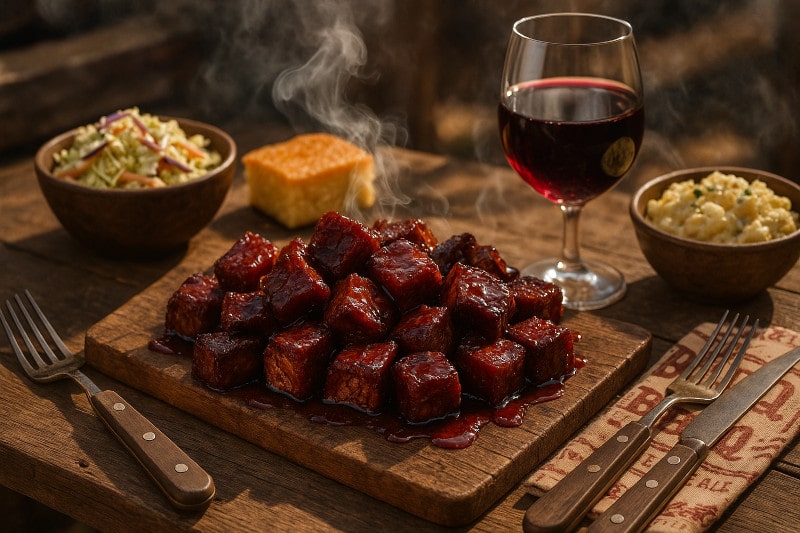 Rezeptidee Wein zum Essen