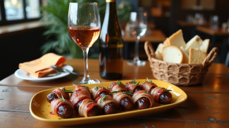 Rezeptidee Wein zum Essen