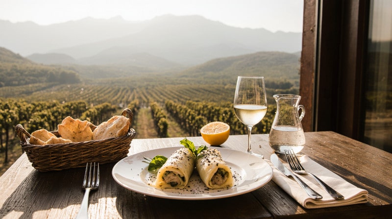 Rezeptidee Wein zum Essen
