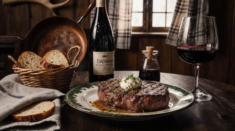 Rezeptidee Wein zum Essen