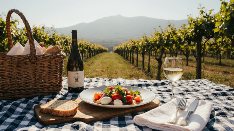 Rezeptidee Wein zum Essen
