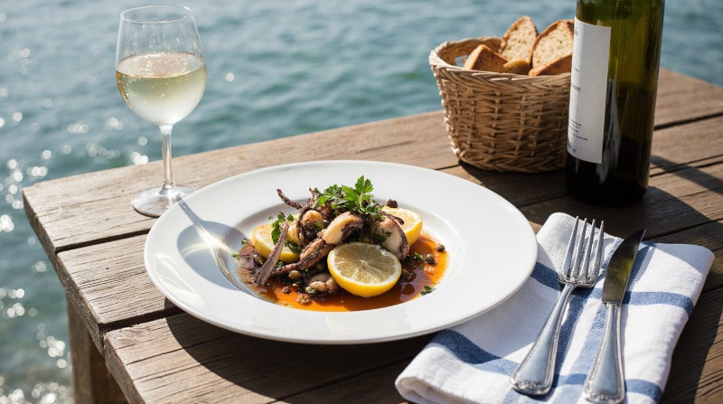 Rezeptidee Wein zum Essen