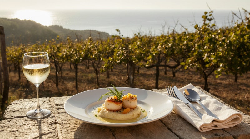 Rezeptidee Wein zum Essen
