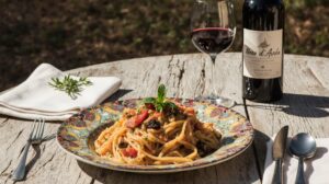 Rezeptidee Wein zum Essen