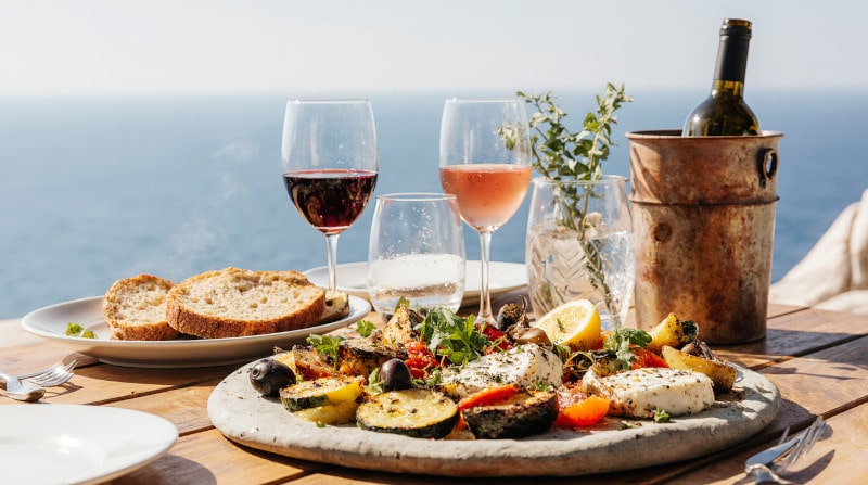Rezeptidee Wein zum Essen