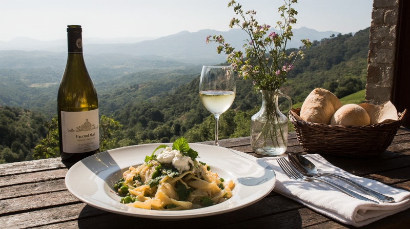 Rezeptidee Wein zum Essen