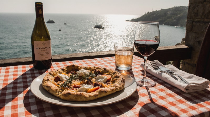 Rezeptidee Wein zum Essen