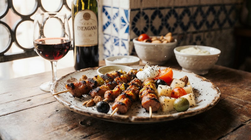 Rezeptidee Wein zum Essen